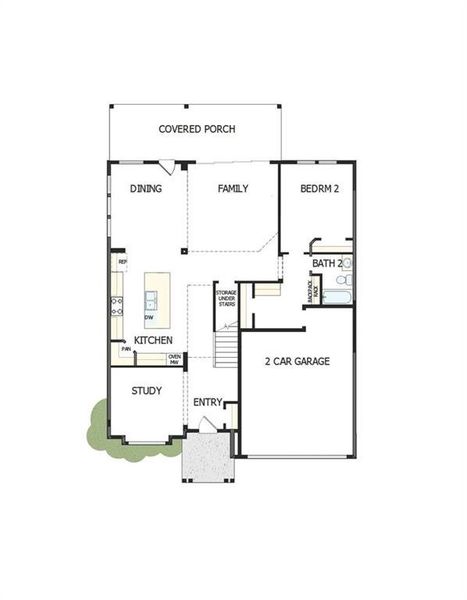 2D floor plan layout of this home in Havencroft, Woodstock, GA (Image 3). 2D floor plan layout of this home in Havencroft, Woodstock, GA (Image 3).