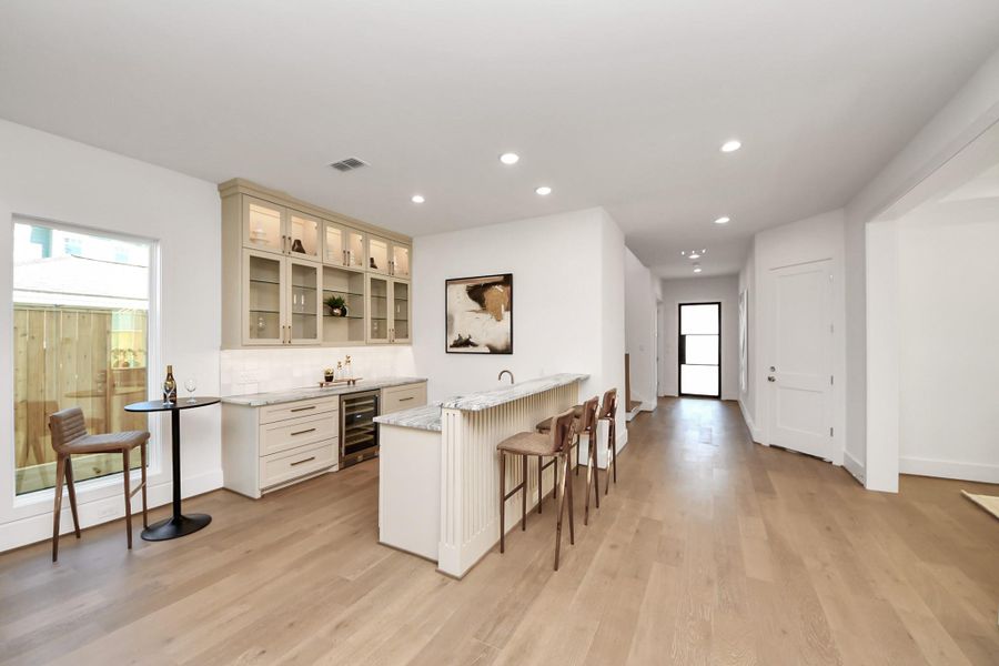 Furnished interior view inside a new home in , Houston (Image 15).