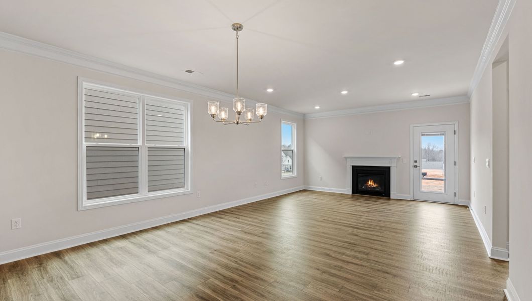 Representative unfurnished interior of a home built from the Landon by D.R. Horton in Seven Oaks, Greenwood (Image 20).