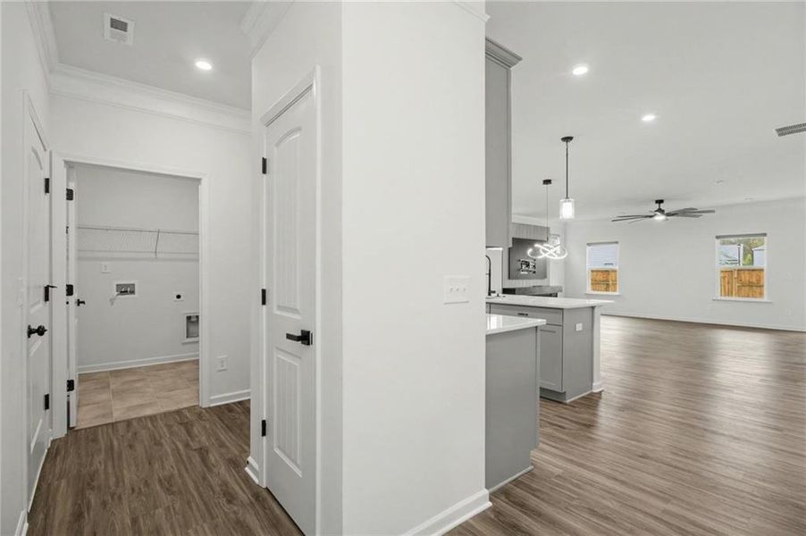 Furnished interior view inside a new home in , Cartersville (Image 8).