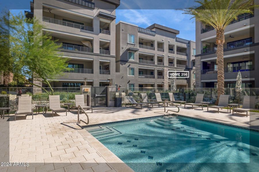 Condo Location to pool and view