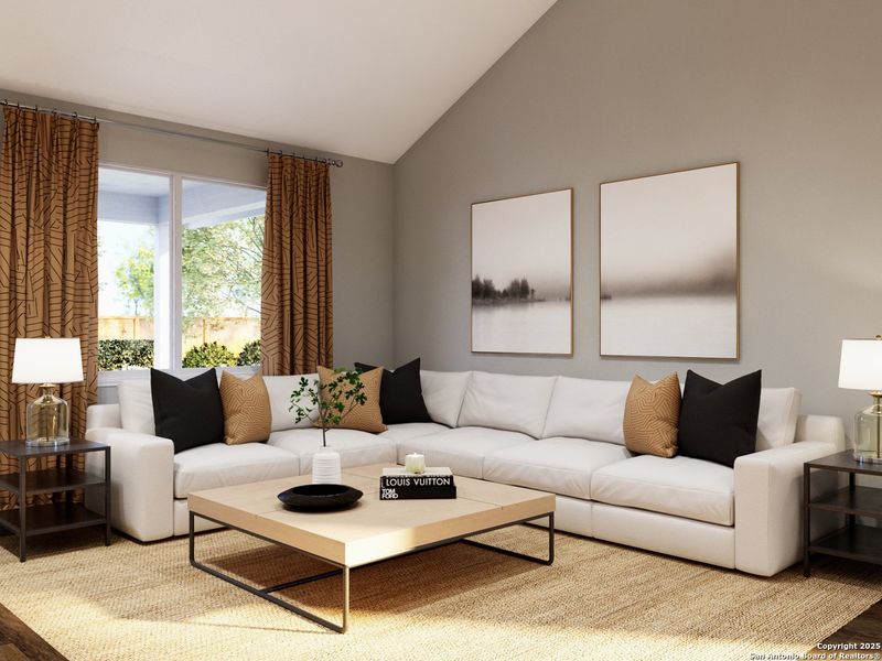 Furnished interior view inside a new home in Cinco Lakes, San Antonio (Image 15). Furnished interior view inside a new home in Cinco Lakes, San Antonio (Image 15).