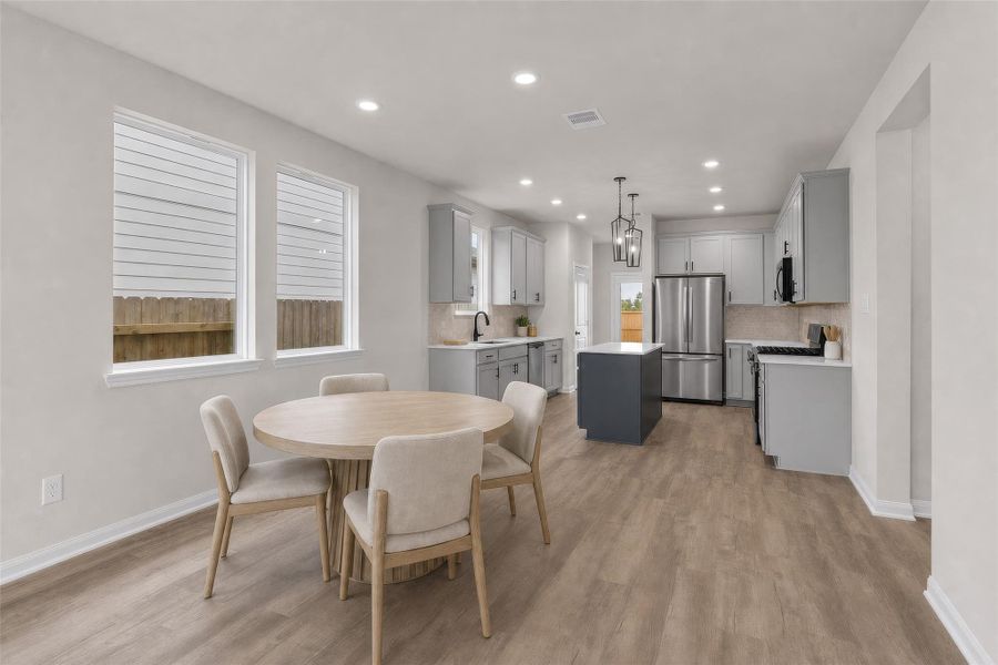 Furnished interior view inside a new home in Elyson, Katy (Image 14).