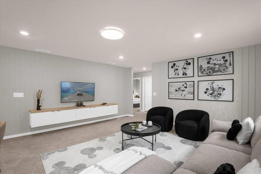 Furnished interior view inside a new home in , Clermont (Image 5).