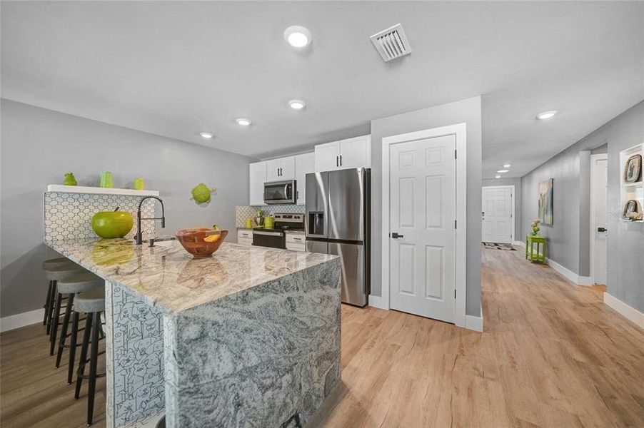 Furnished interior view inside a new home in , Port Charlotte (Image 18). Furnished interior view inside a new home in , Port Charlotte (Image 18).