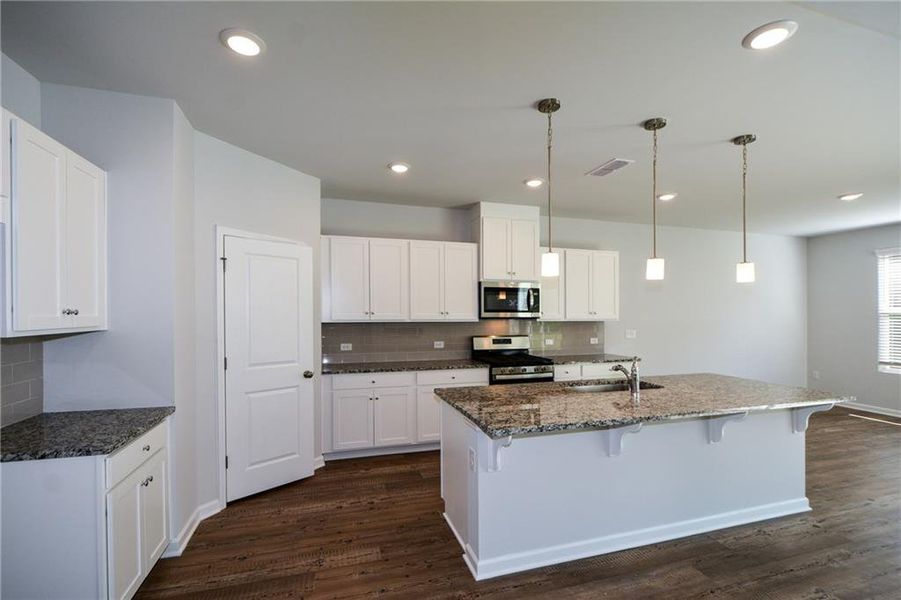 Furnished interior view inside a new home in Graystone Village, Grayson (Image 6).