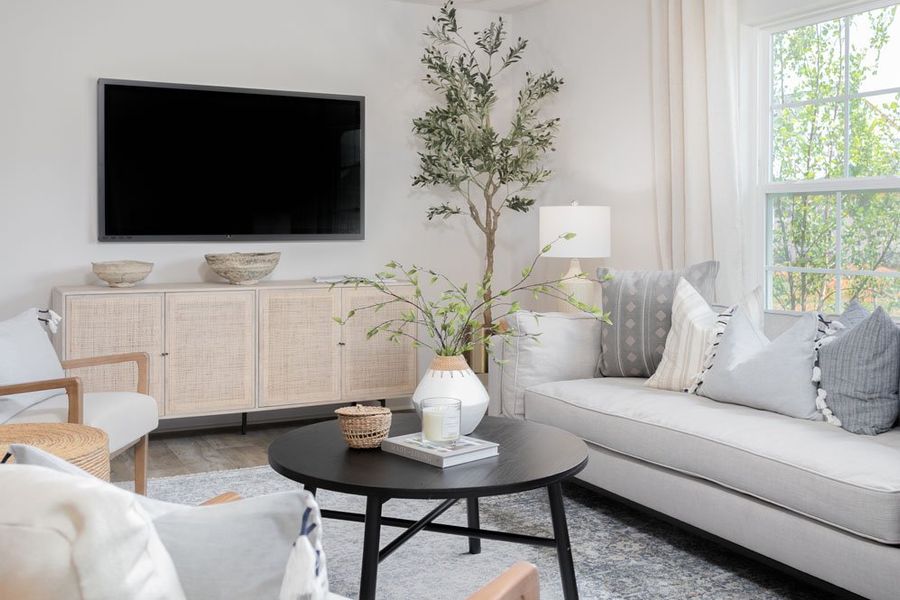 Representative furnished interior of a home built from the Cali by D.R. Horton in Havencrest, Greensboro (Image 16).