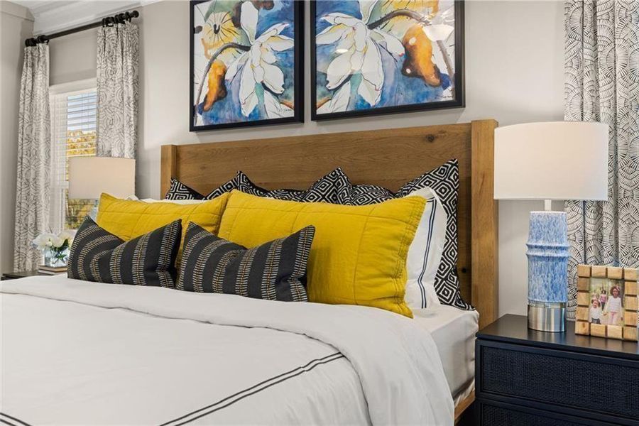 Furnished interior view inside a new home in Oakmont, Dallas (Image 42).