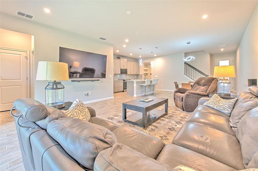Furnished interior view inside a new home in Bloomingdale Townes, Brandon (Image 11).