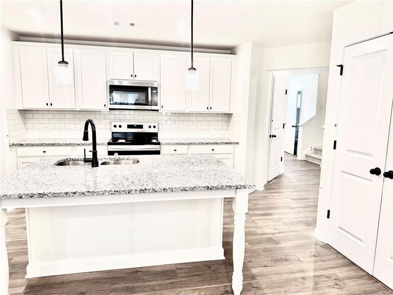 Furnished interior view inside a new home in Silver Leaf, Dawsonville (Image 4).