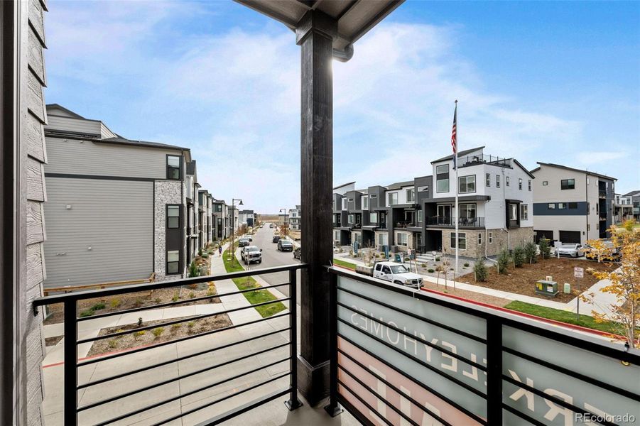 Exterior details and patio area of a home in Baseline, Broomfield (Image 2).