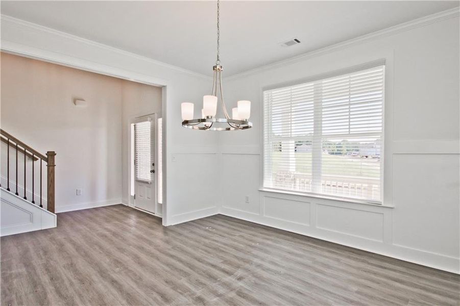 Spacious, unfurnished interior of a new home in Clark Farms, Flowery Branch (Image 39). Spacious, unfurnished interior of a new home in Clark Farms, Flowery Branch (Image 39).