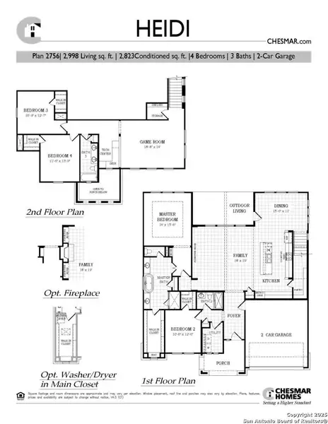2D floor plan layout of this home in Village at Three Oaks, Seguin, TX (Image 5). 2D floor plan layout of this home in Village at Three Oaks, Seguin, TX (Image 5).