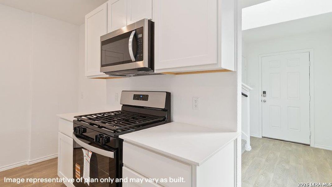 Furnished interior view inside a new home in Hickory Ridge, Elmendorf (Image 6).