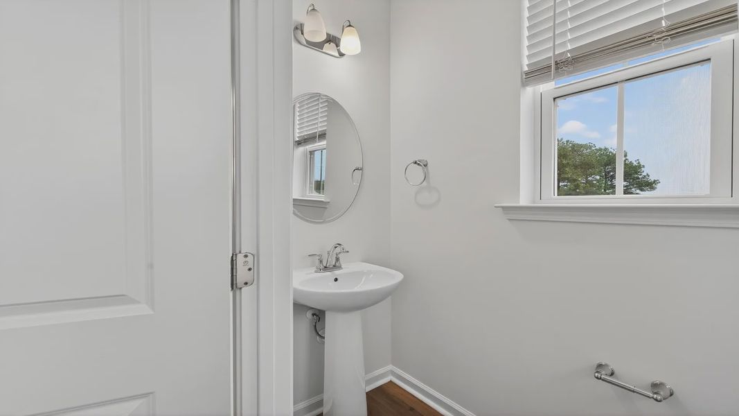 Furnished interior view inside a new home in Clear Springs Townhomes, North Charleston (Image 6).