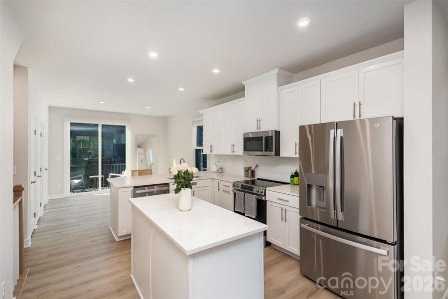 Furnished interior view inside a new home in , Charlotte (Image 12).