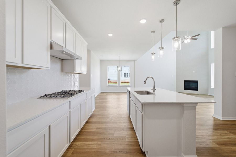 Furnished interior view inside a new home in La Terra, Celina (Image 11).