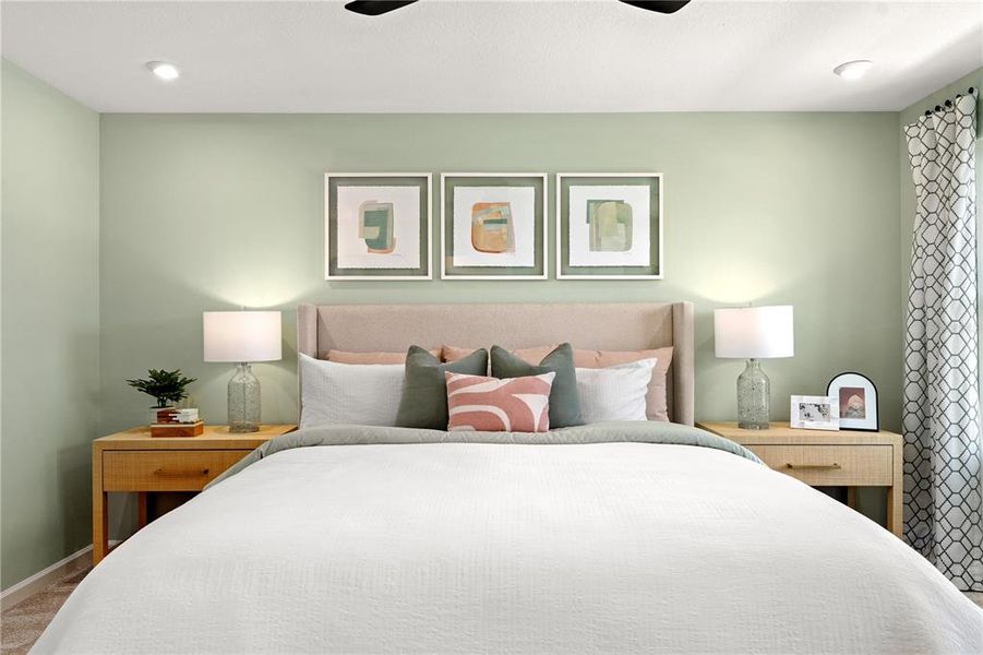 Furnished interior view inside a new home in , Orlando (Image 9).