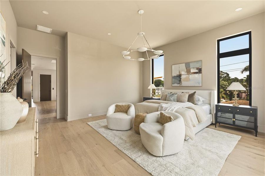 Furnished interior view inside a new home in , Tampa (Image 54). Furnished interior view inside a new home in , Tampa (Image 54).