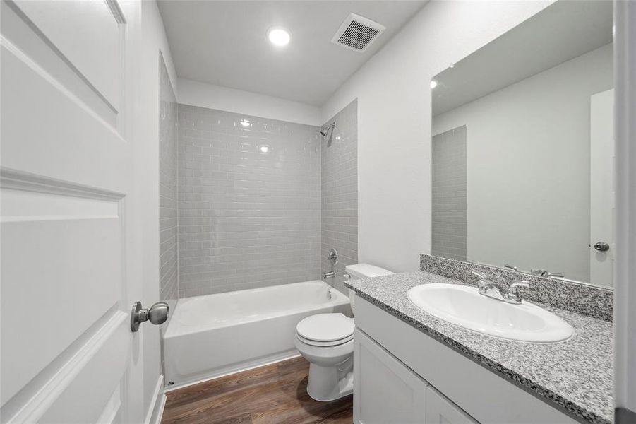 Secondary bathroom