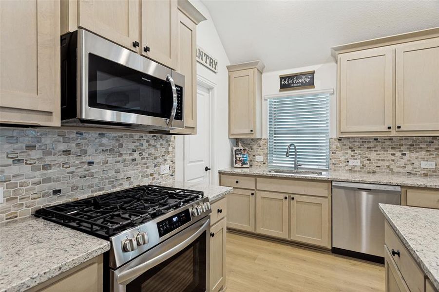 You will love the gas cooktop