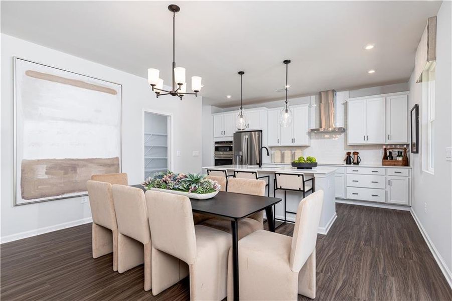Furnished interior view inside a new home in Riverside Ridge, Lawrenceville (Image 34).