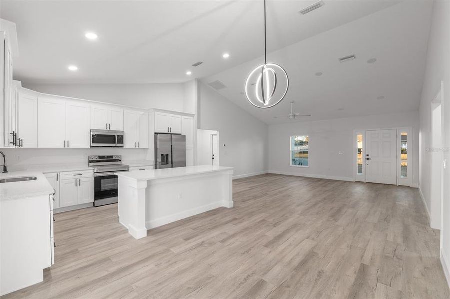 Furnished interior view inside a new home in , Ocala (Image 40).