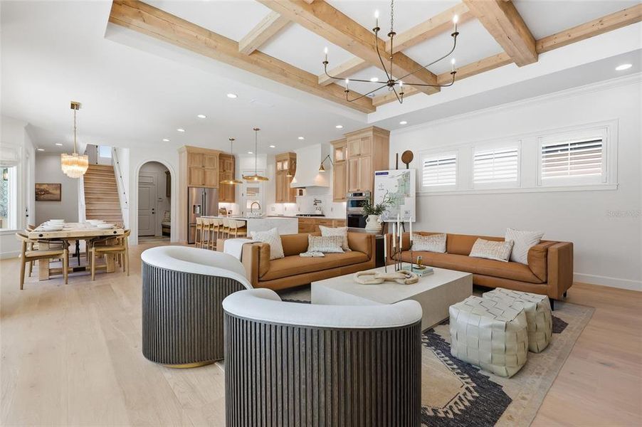 Furnished interior view inside a new home in , Newberry (Image 26).