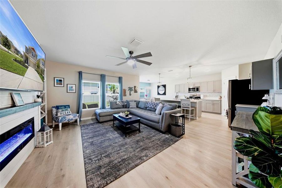 Furnished interior view inside a new home in New Home Communities Near Tampa, Ocala, and Orlando, Florida, Lithia (Image 7). Furnished interior view inside a new home in New Home Communities Near Tampa, Ocala, and Orlando, Florida, Lithia (Image 7).
