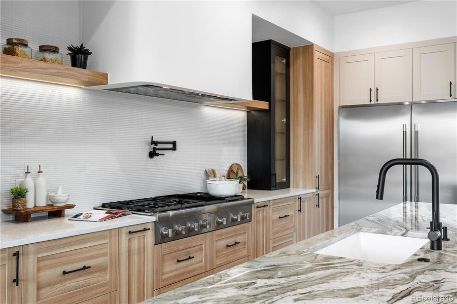 Furnished interior view inside a new home in , Denver (Image 30).