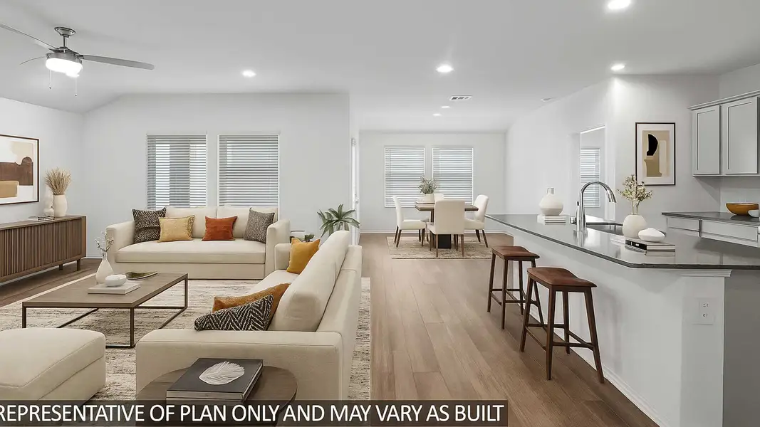 Furnished interior view inside a new home in Cypress Green, Hockley (Image 3).