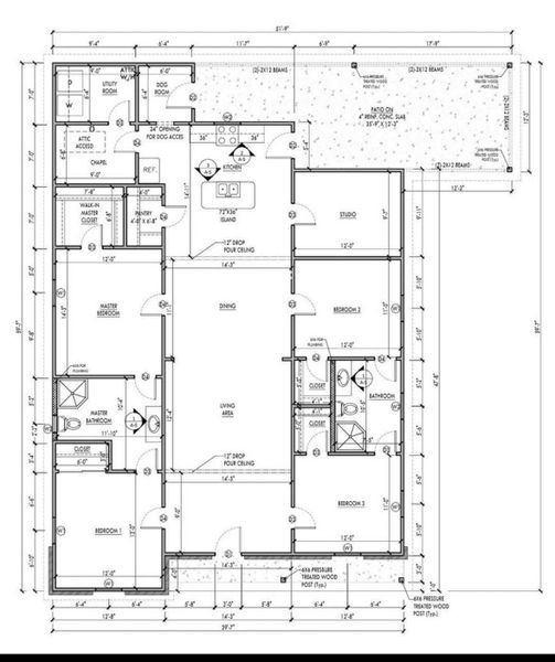 2D floor plan layout of this home in , Cleveland, TX (Image 3).