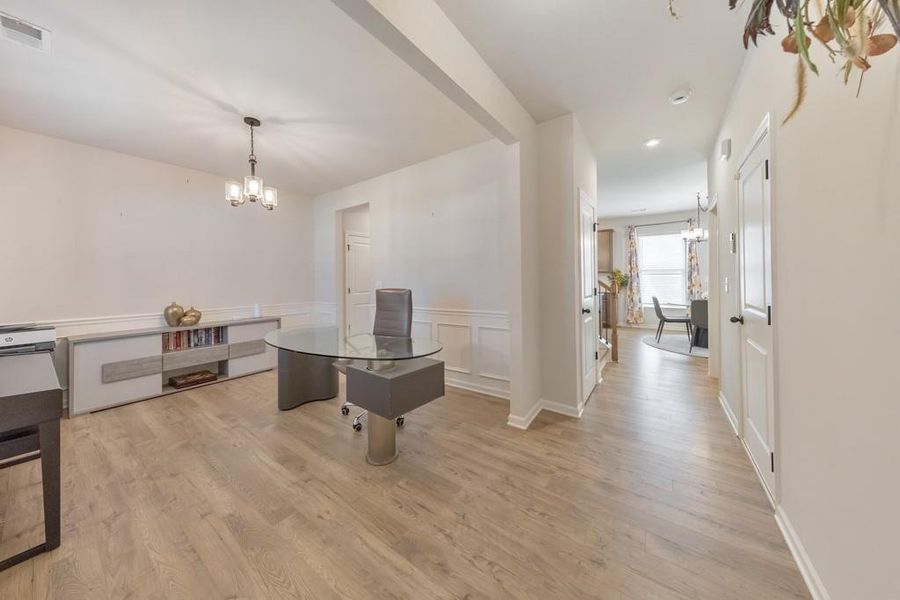 Furnished interior view inside a new home in , Powder Springs (Image 16).