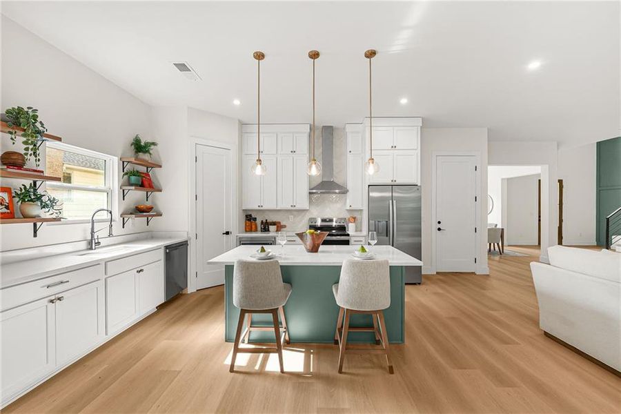 Furnished interior view inside a new home in , Decatur (Image 7). Furnished interior view inside a new home in , Decatur (Image 7).