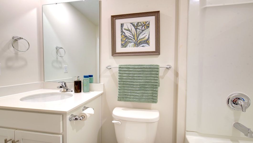Furnished interior view inside a new home in Aberdeen Place, Asheville (Image 23).