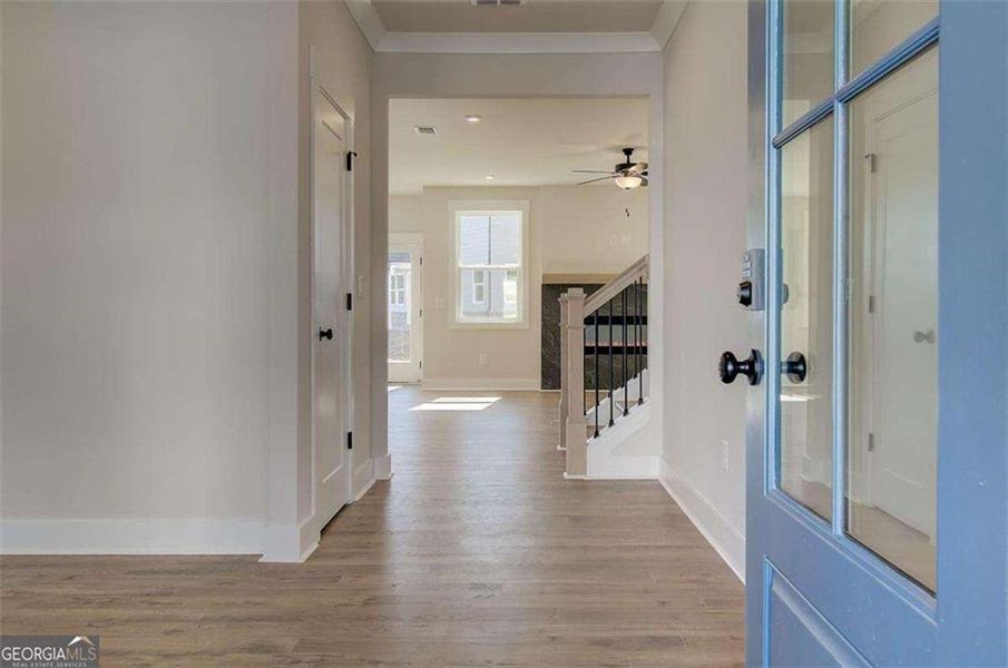 Spacious, unfurnished interior of a new home in The Paddocks at Doc Hughes, Buford (Image 19).