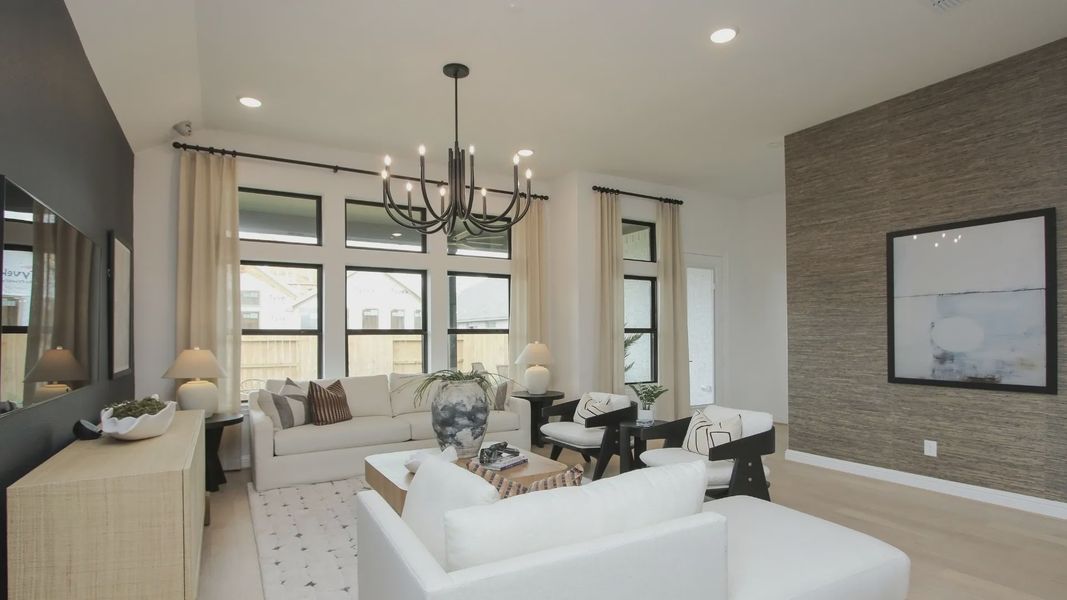 Furnished interior view inside a new home in Piedmont, San Antonio (Image 19).