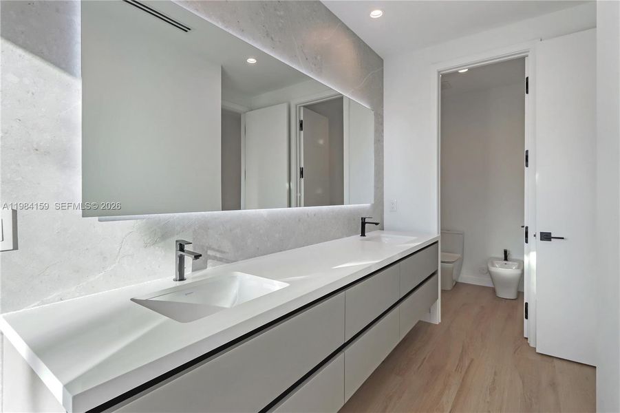 Furnished interior view inside a new home in , Miami (Image 7). Furnished interior view inside a new home in , Miami (Image 7).