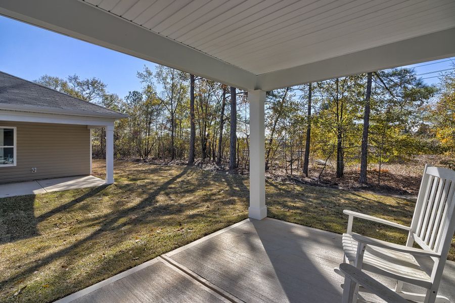 Representative exterior details of a home built from the Dogwood B by McGuinn Homes in Reserves at Mill Creek, Columbia (Image 4). Representative exterior details of a home built from the Dogwood B by McGuinn Homes in Reserves at Mill Creek, Columbia (Image 4).