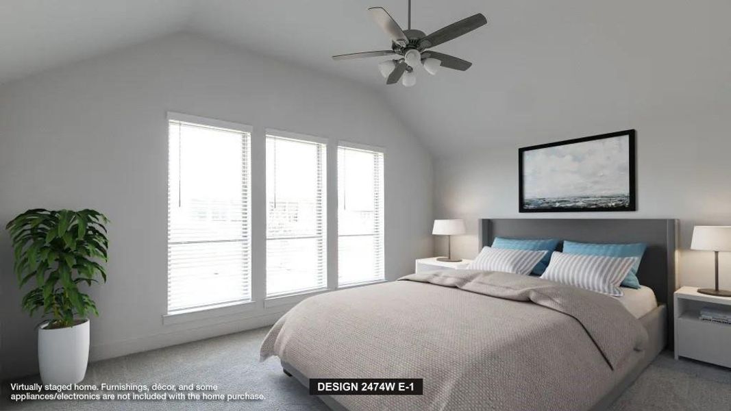 Furnished interior view inside a new home in Escondido, Magnolia (Image 4). Furnished interior view inside a new home in Escondido, Magnolia (Image 4).