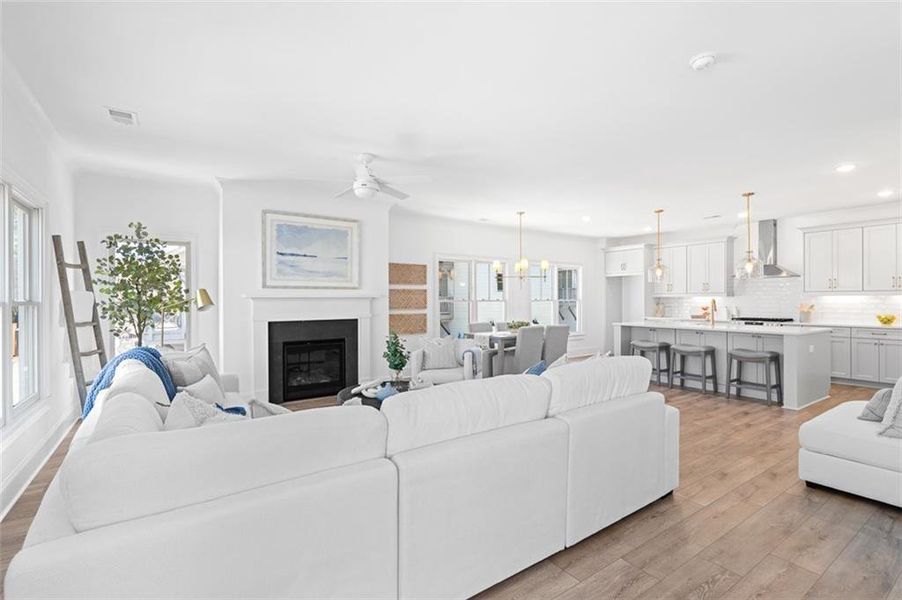 Furnished interior view inside a new home in Stillwood, Atlanta (Image 6).