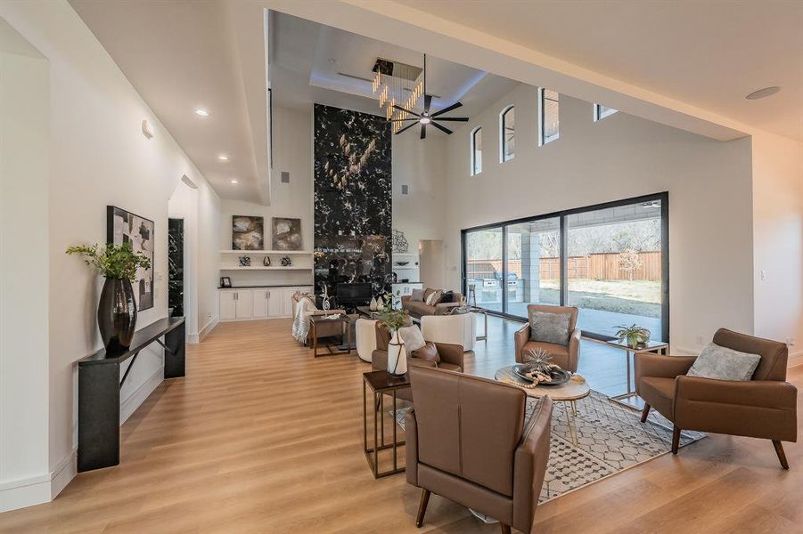Furnished interior view inside a new home in , Colleyville (Image 11).