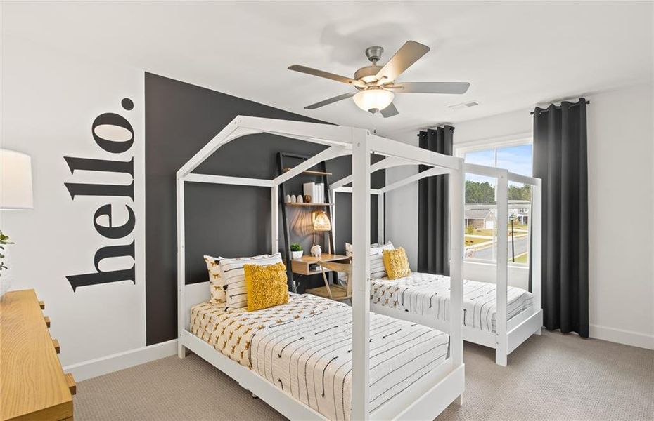 Furnished interior view inside a new home in Anderson Point Estates, McDonough (Image 23).