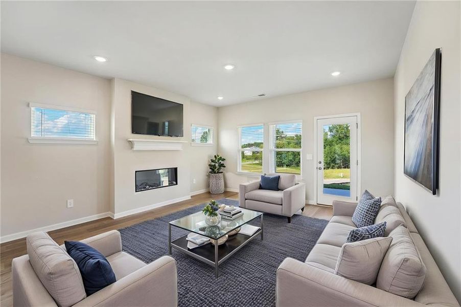 Furnished interior view inside a new home in Hemingway - Reserve Series, Cumming (Image 35).