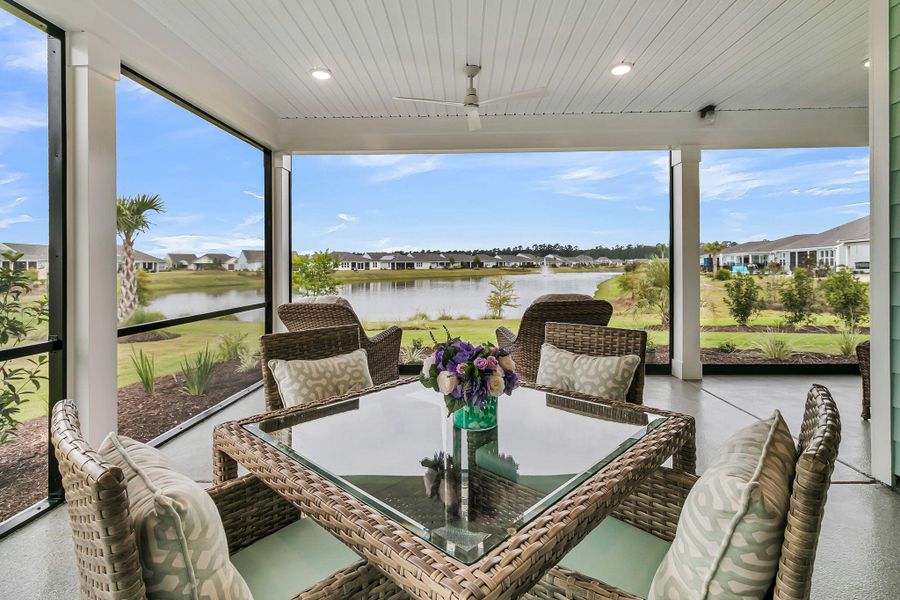 Exterior details and patio area of a home in , Summerville (Image 4).