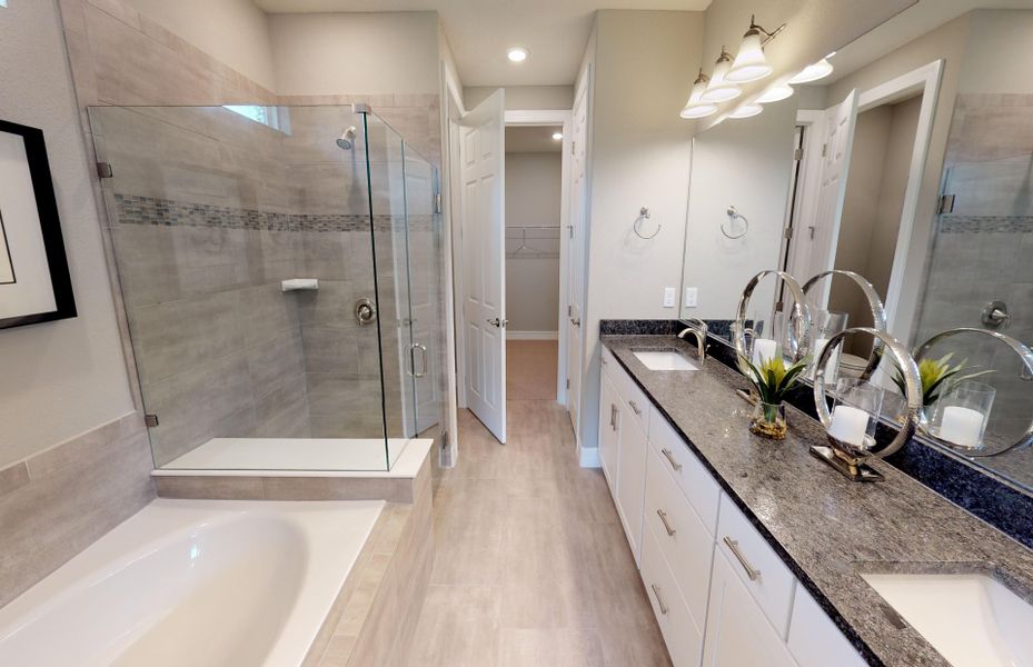 Representative furnished interior of a home built from the Palmary by Del Webb in Del Webb Sunbridge, St. Cloud (Image 28).