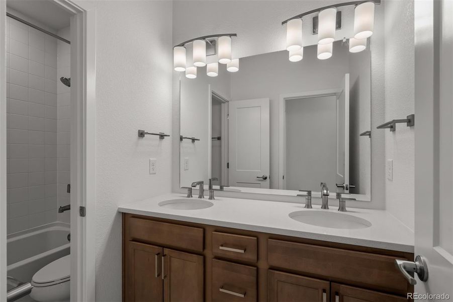 Furnished interior view inside a new home in Trailside at Cottonwood Creek, Colorado Springs (Image 12).