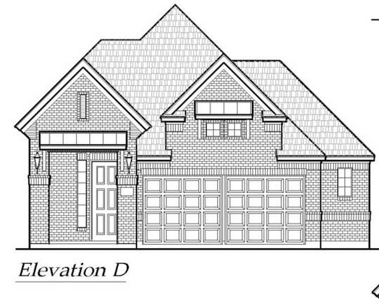 Exterior rendering of this home design in Avondale, Fate, TX (Image 19).
