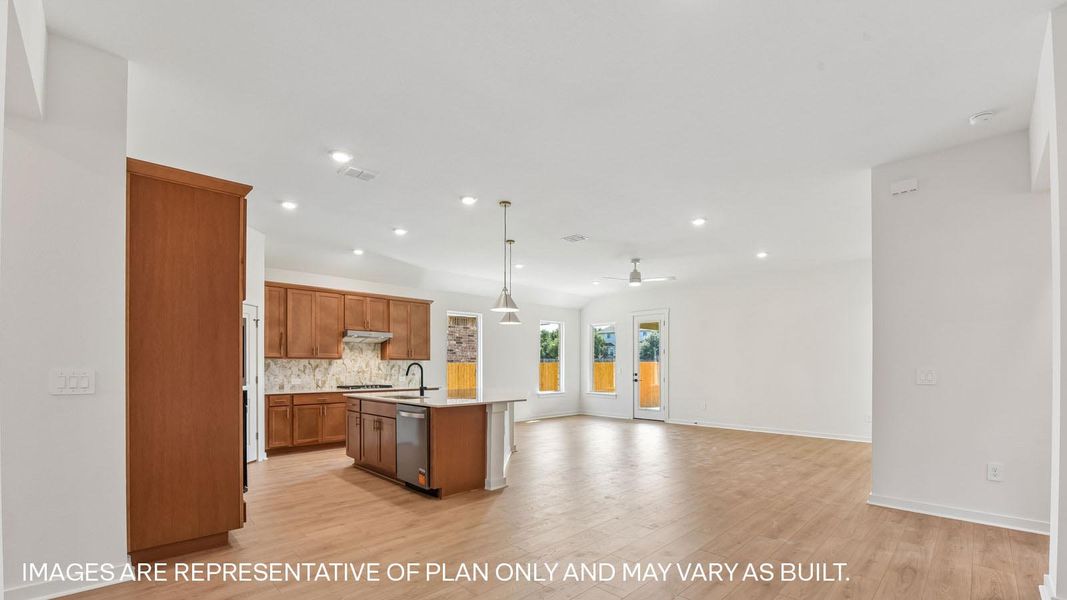Furnished interior view inside a new home in Rosenbusch Ranch, Leander (Image 9).