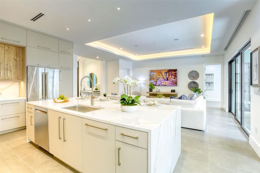 great room view from kitchen great room view from kitchen